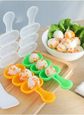 TikTok Shake and Roll Rice Ball Set - 3-in-1 Spherical Rice