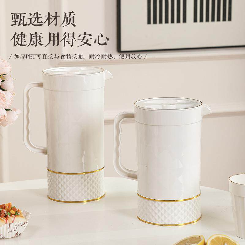 Cross-border wholesale PET plastic cold water pitcher, iced