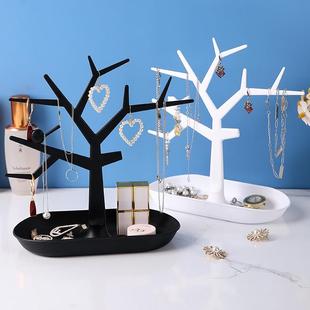 Tree-shaped creative antler necklace display stand, earring