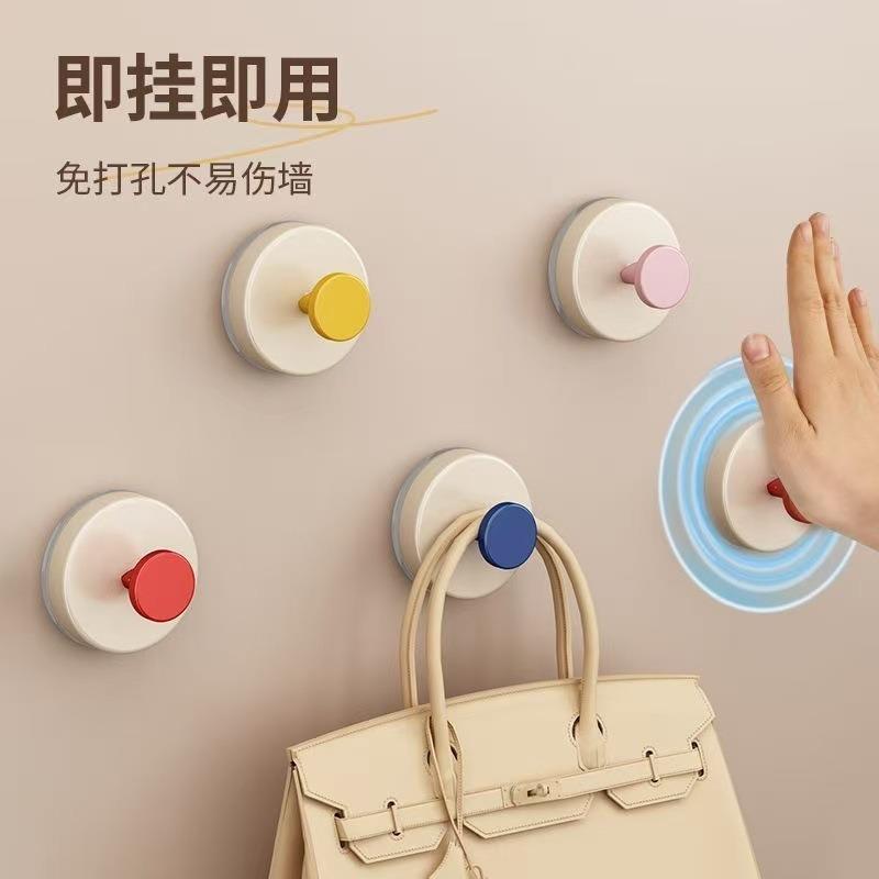 Dopamine suction cup hooks, no-drill wall-mounted clothes ho