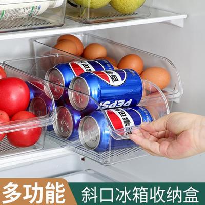 PET Refrigerator Storage Box Transparent Kitchen Organizer F
