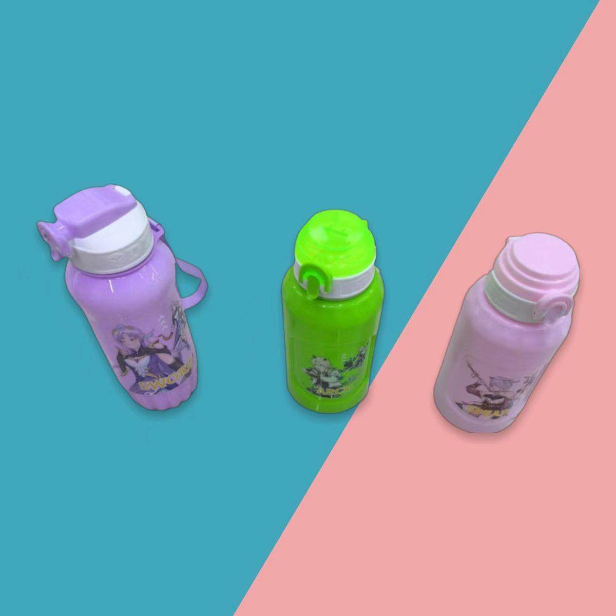 Direct-drink style new gradient sports water bottle for outd