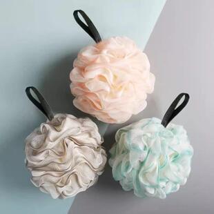 Large bath loofah, bubble bath ball, cute bath flower for sc