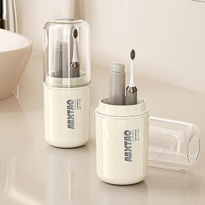 Large Capacity Thickened Sealed Dustproof Toothbrush Cup for