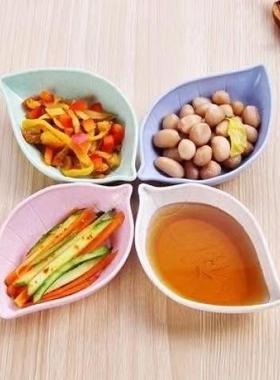 Creative wheat straw small bowls, mini condiment dishes, pic