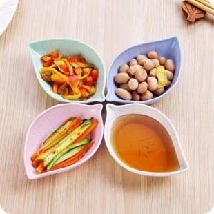 small bowls mini Creative dishes straw condiment pic wheat