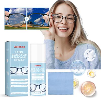JAKEHOE Eyeglass Care Cleaning Solution - Clear Vision Lens