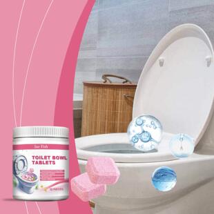 JUE FISH Toilet Cleaning Effervescent Tablets - For Home Bat