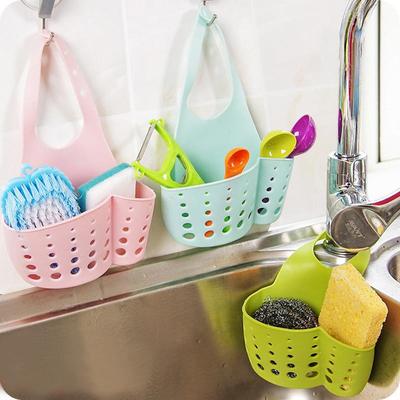 Kitchen Storage Rack Faucet Sponge Drying Rack Hanging Adjus