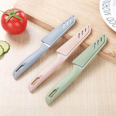 A set of 5 straight-handled fruit knives, multifunctional wi