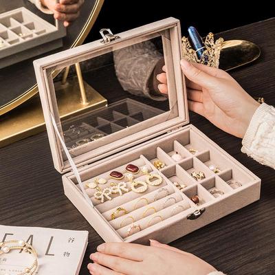 Jewelry storage box to prevent oxidation, designed for earri