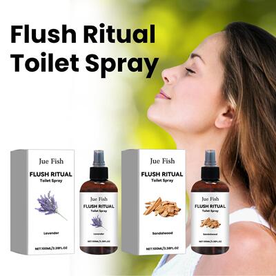 Jue-Fish Fragrant Fresh Toilet Spray - Long-lasting Aromatic