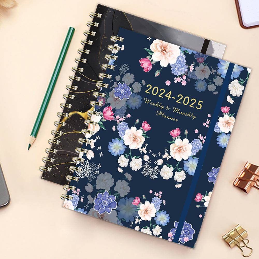 2024-2025 weekly monthly planner book agenda diary notebook