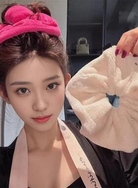 Extra-large towel hair tie for drying hair, large hair scrun