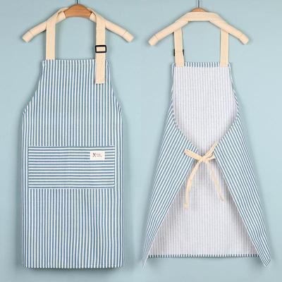 Apron Kitchen Home Korean Version 100% Cotton Cooking Protec