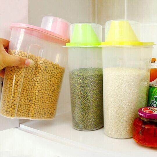 Mixed grains storage container for kitchen snacks, nuts, spi