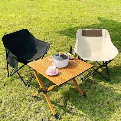 Reinforced Moon Chair Outdoor Leisure Folding Table and Chai