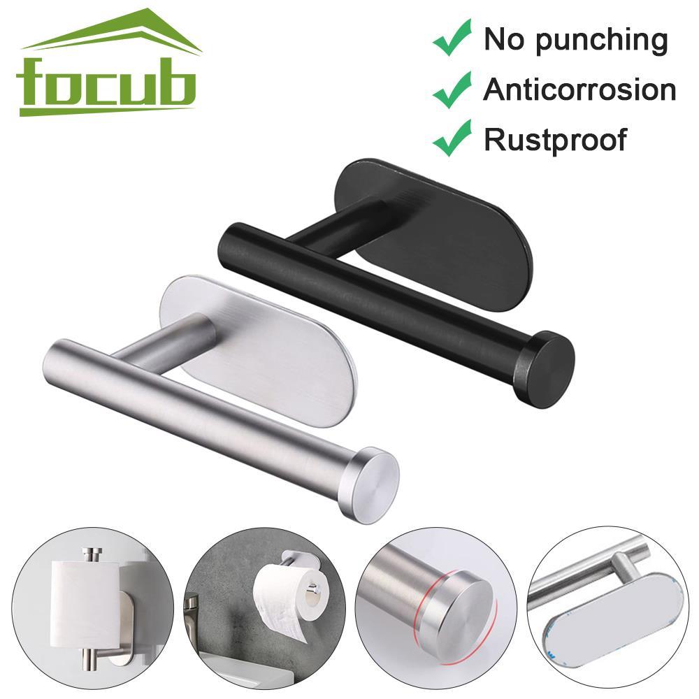 No Punching Wall Mounted Toilet Paper Holder Rustproof Antic