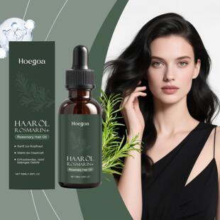 HOEGOA Rosemary Hair Oil - Refreshing, Non-Greasy, Smoothens