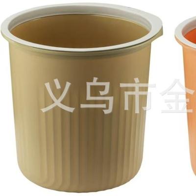 Various styles of household trash bins, thickened and large