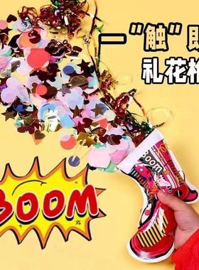 Birthday atmosphere fireworks, small firecrackers, spray tub