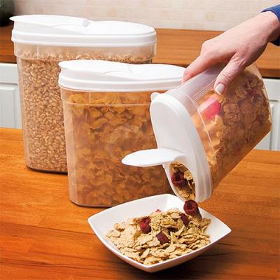 3-piece food container set, plastic fresh-keeping box, stora