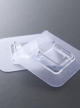 Snap fastener invisible tape hook, adhesive hook for bathroo