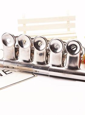 Stainless Steel Clip Round Head Ticket Clip Spring Clip Stat