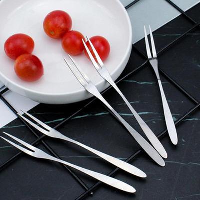 Wholesale stainless steel fruit forks, stylish fruit skewers