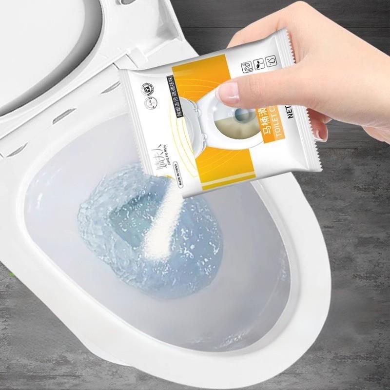 Toilet cleaner for removing urine scale, stains, and odors.