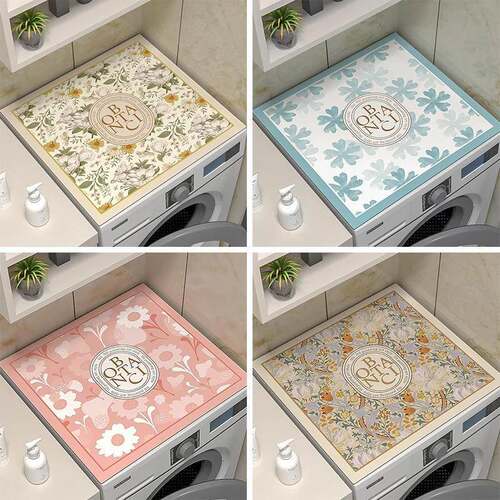 Rolling washing machine lid cushion, countertop protective p