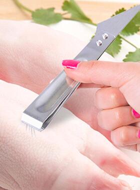 Wholesale多功能不锈钢拔毛器，适用于家庭厨房去除猪、鸡、鸭、