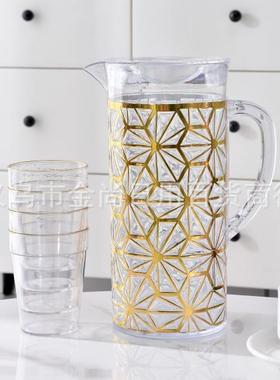 Cross-border PET cold water pitcher, juice jug, acrylic rest