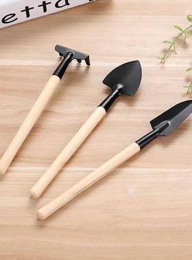 A three-piece gardening tool set, perfect for planting flowe