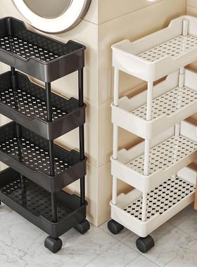 No-drill multi-layer storage rack, suitable for placing behi