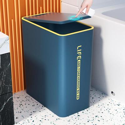 Lidded trash can for home use, suitable for bathrooms, toile