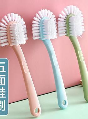 Five-Sided Powerful Shoe Brush with Curved Inner Side Cleani