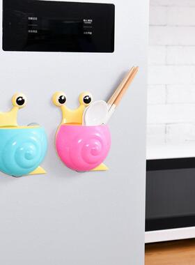 Cute Cartoon Snail Toothbrush and Toothpaste Holder Suction