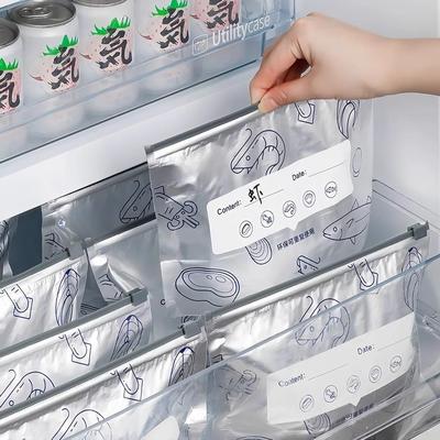 Aluminum Foil Antibacterial Freshness Bags, Freezer Storage