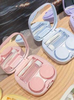 INS-style macaron contact lens storage box, simple and porta