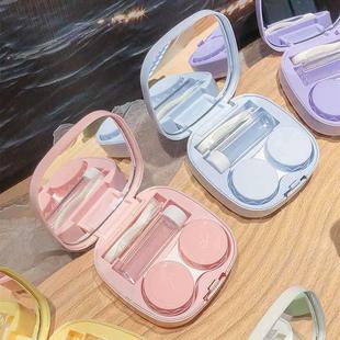 contact lens and style porta simple macaron box INS storage