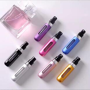 5ml cosmetic sample spray bottle, refillable perfume spray b