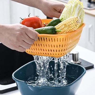 Six-Piece Set of Detachable Double-Layer Drain Baskets for K