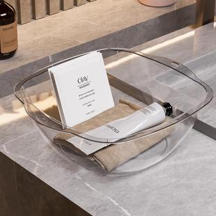 Thickened Plastic Face Washing Basin, Clear Kitchen Vegetabl