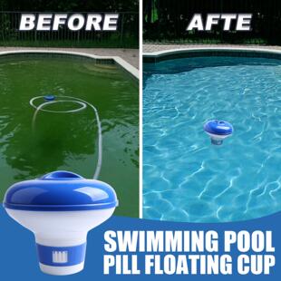 Pool Chemical Dispenser Floating Tablet Dispenser Automatic