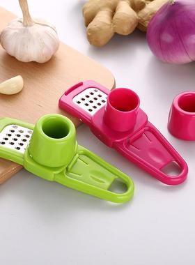 Manual Garlic Press, Household Stainless Steel Garlic Masher