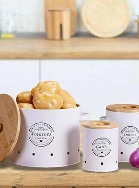 3Pcs Fresh Garlic Onion and Potato Storage Box Fruit
