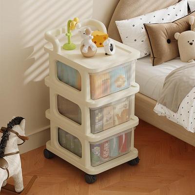 Snack cart storage rack with drawers, suitable for the livin