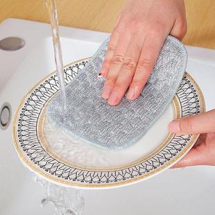 threaded silver bubble dishcloth cott gauze Silver