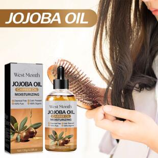 West&Month Jojoba Oil Hair Care Liquid Gently Nourishes Scal